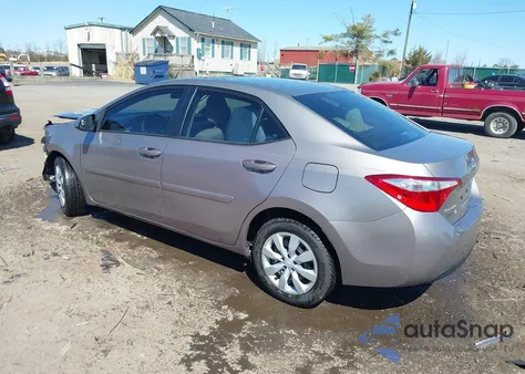 2015 Toyota Corolla Le from USA, damaged, VIN 2T1BURHE4FC353034